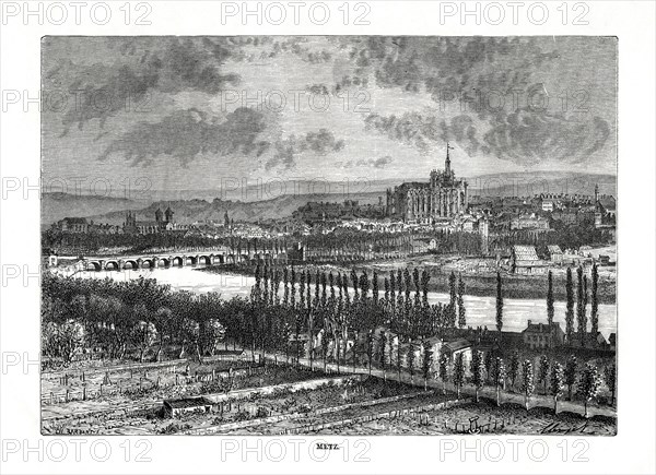 Metz, France, 19th century. Artist: Charles Barbant