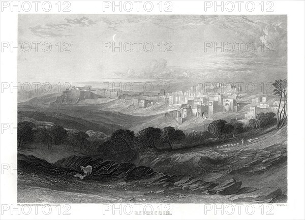 Bethlehem, Palestine, 19th century. Artist: W Miller