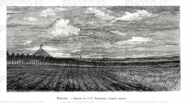 Waterloo, Belgium, 1886. Artist: J F Taelmans