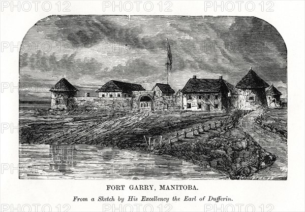 Fort Garry, Manitoba, Canada, late 19th century. Artist: Unknown