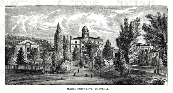 McGill University, Montreal, Canada, 19th century. Artist: Unknown