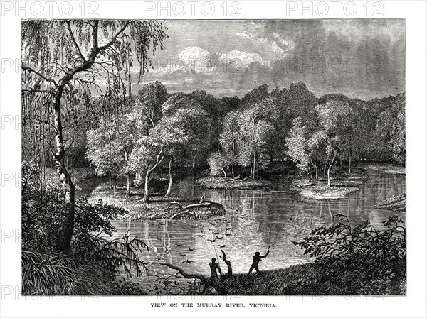 Murray River, Victoria, Australia, 1877. Artist: Unknown