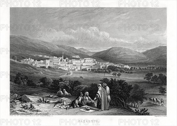 'Nazareth', 1887.Artist: J Sands