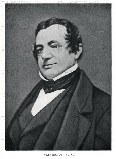 Washington Irving, American author, 20th century. Artist: Unknown