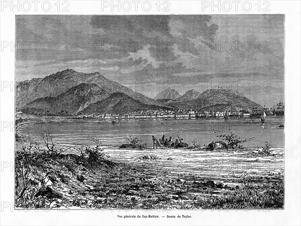 Cap Haitien, Haiti, 19th century. Artist: Charles Barbant