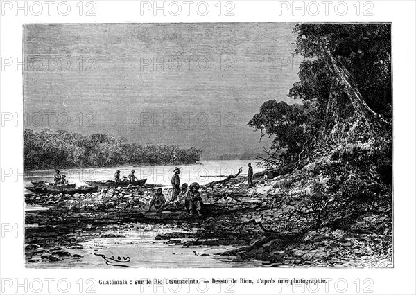 The Usumacinta River, southeastern Mexico and northwestern Guatemala, 19th century. Artist: Unknown