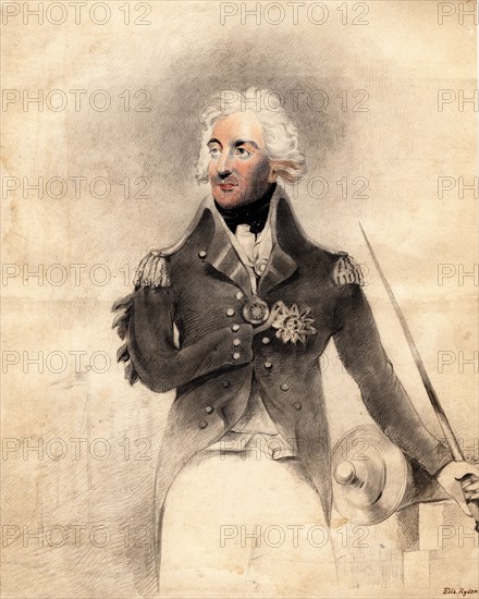Horatio Nelson (1758-1805), 1st Viscount Nelson, 1837.Artist: E Ryder