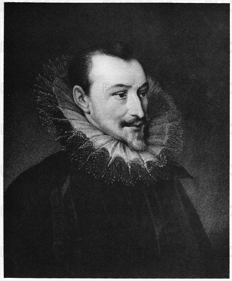 Edmund Spenser, English poet, (19th century). Artist: Unknown