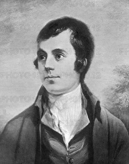 Robert Burns, Scottish poet, 19th century. Artist: Unknown