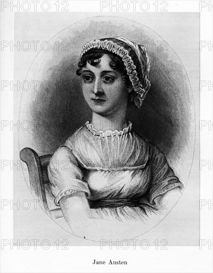 Jane Austen, English novelist, 19th century. Artist: Unknown