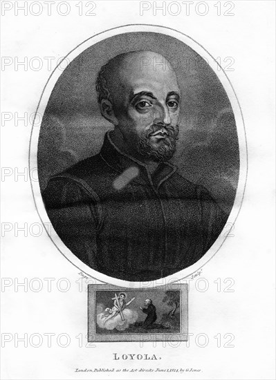 St Ignatius Loyola, (1814).Artist: Page