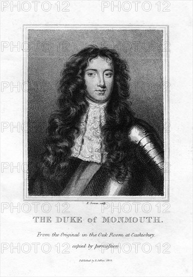 James, Duke of Monmouth, (1806).  Creator: E Scriven.