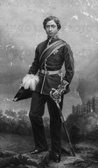 The Prince of Wales, c1851.Artist: DJ Pound