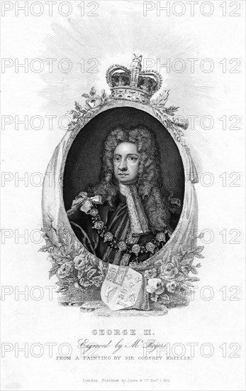 King George II, (1824).Artist: Rogers