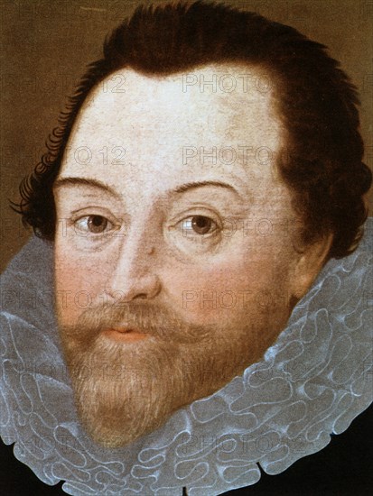 Sir Francis Drake, English sailor, 1591 (19th century). Artist: Marcus Gheeraerts, the Younger