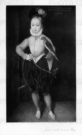 James I as a boy, (1907). Artist: Unknown