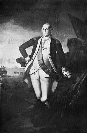 George Washington, the first President of the United States, (late 18th-early 19th century).Artist: Charles Willson Peale