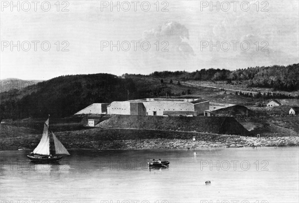 'Fort Knox, Maine', 1870-1875.Artist: Seth Eastman