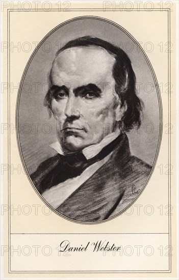 Daniel Webster, American statesman, (early 20th century). Artist: Gordon Ross