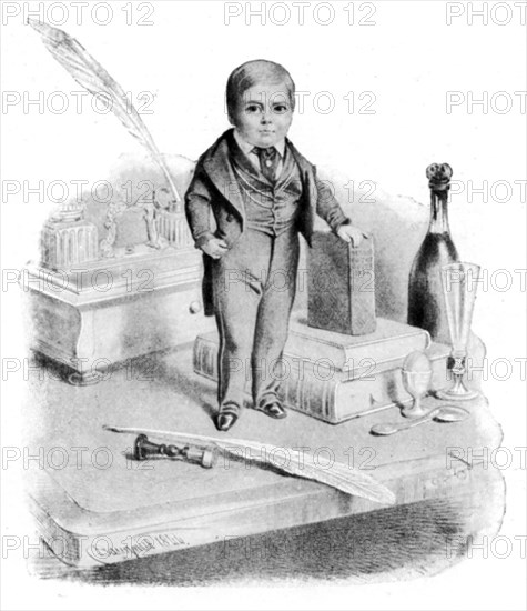 General Tom Thumb, c1840s. Artist: Unknown