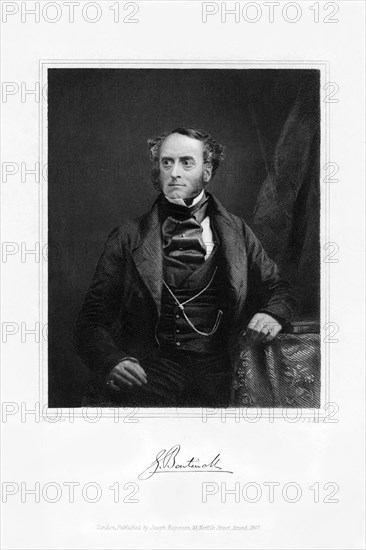 Lord George Cavendish Bentinck, English statesman and sportsman, c1840s.Artist: J B Hunt