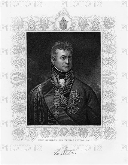 Sir Thomas Picton, British military leader, 19th century. Artist: Unknown