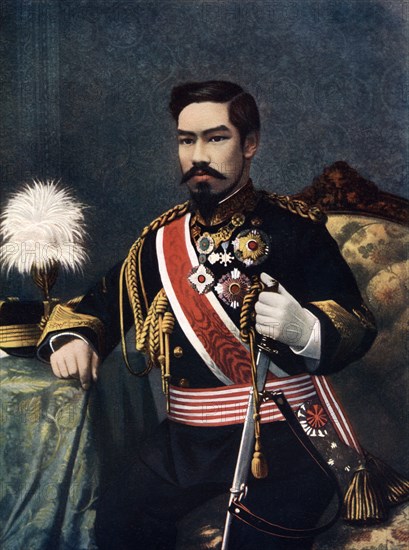 Emperor Meiji of Japan, late 19th-early 20th century. Artist: Unknown