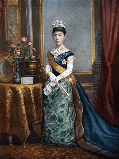 Empress Shoken, empress consort of Japan, late 19th-early 20th century. Artist: Unknown