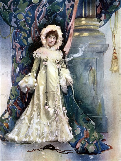 Vane Featherstone in The Price of Peace, c1902.Artist: Ellis & Walery