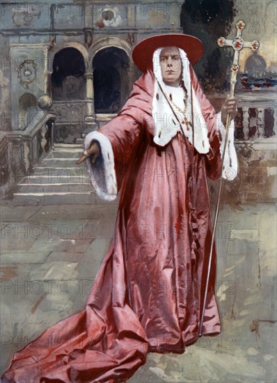 ES Willard in The Cardinal, c1902. Artist: Unknown