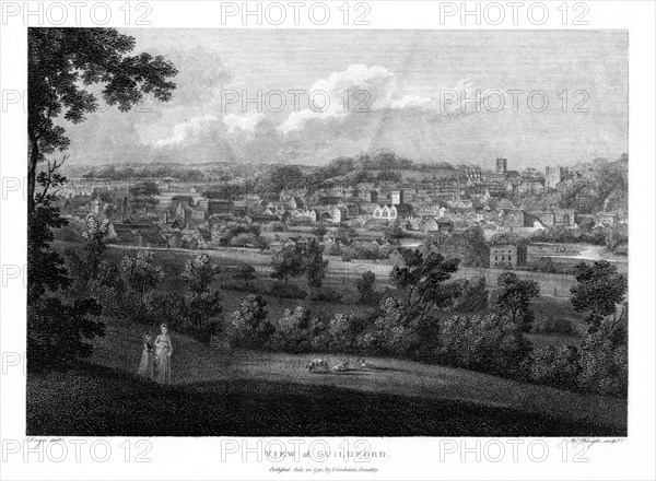 Guildford, Surrey, England, 1798.Artist: W Knight