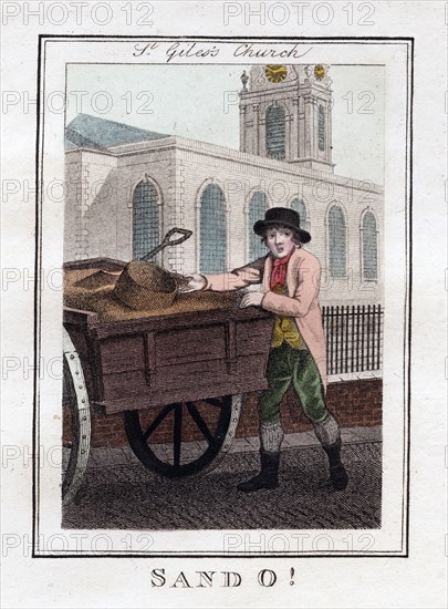 'Sand O', St Giles's Church, London, 1805. Artist: Unknown