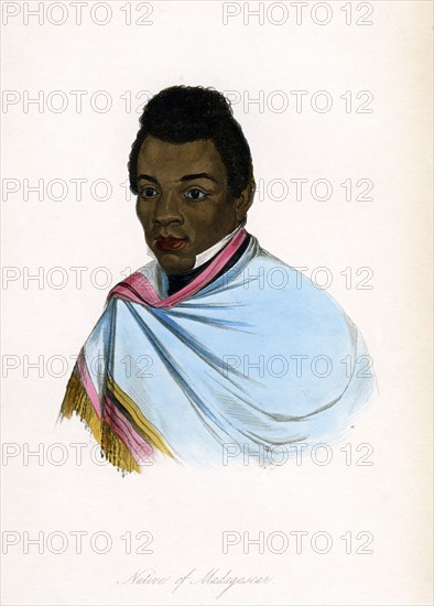 'Native of Madagascar', c1850.Artist: James Prichard