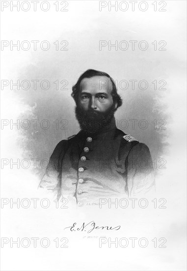 Captain Elisha N Jones, American soldier, (1872).Artist: John A O'Neill