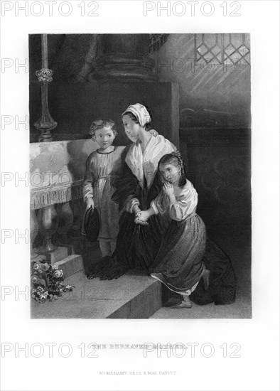 'The Bereaved Mother', 1872. Artist: Unknown