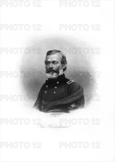 Samuel Peter Heintzelman, US Army General, 1872.Artist: John A O'Neill