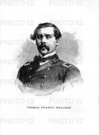 Thomas Francis Meagher, Irish revolutionary, (1872). Artist: Unknown