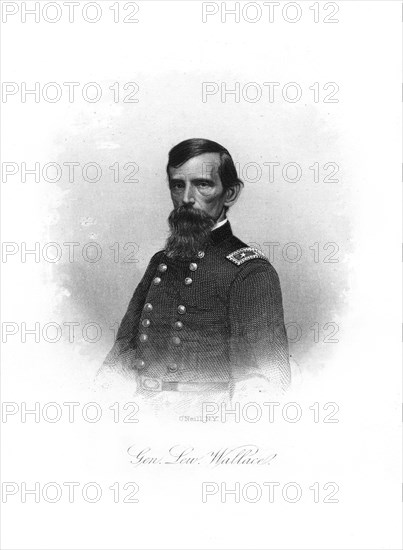 William Hervey Lamme Wallace, American soldier, (1872). Artist: John A O'Neill