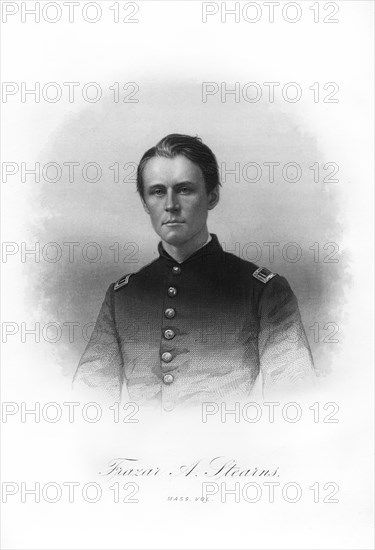 Adjutant Frazar Augustus Stearns, American soldier, (1872).Artist: John A O'Neill