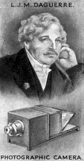 Louis-Jacques-Mande Daguerre, French artist and chemist, (c1924). Artist: Unknown