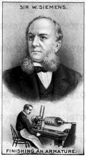 Karl Wilhelm Siemens, German engineer and pioneer of electrical power, (c1924). Artist: Unknown