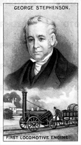 George Stephenson, English mechanical engineer, (c1924). Artist: Unknown