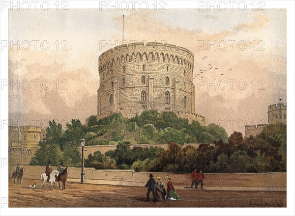 'Round Tower, Windsor', 1880. Artist: Unknown