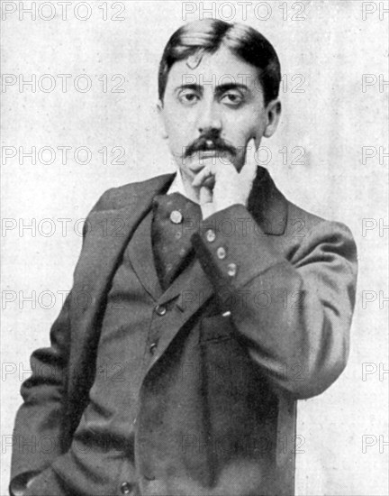 Marcel Proust, French intellectual, novelist, essayist and critic, late 19th-early 20th century.Artist: Otto