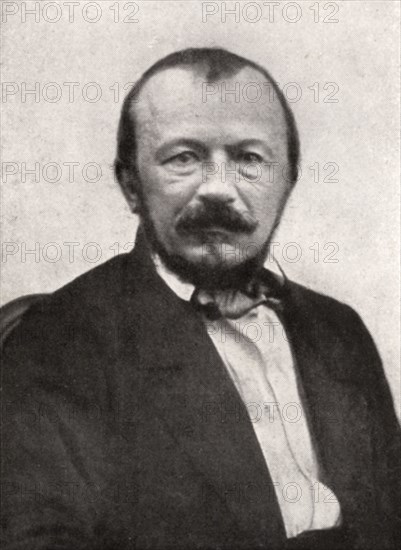 Gerard de Nerval, French poet, mid-19th century.Artist: Nadar