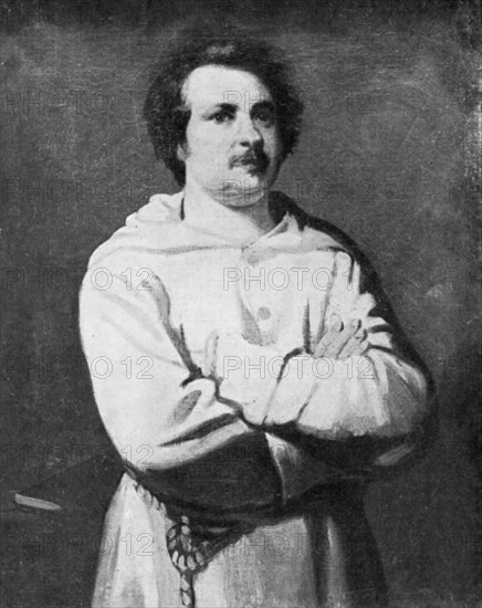 Honore de Balzac, French novelist and literary critic. Artist: Unknown