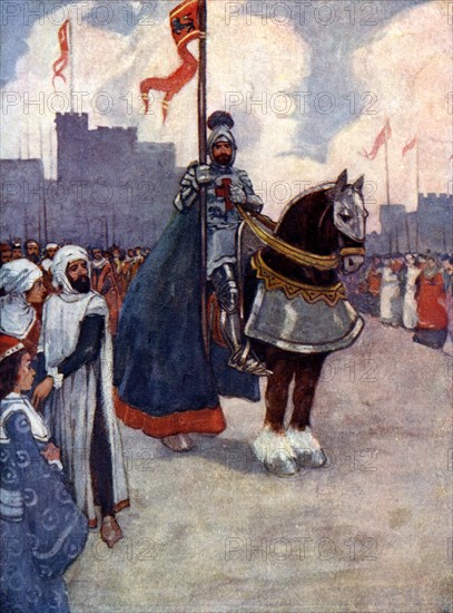 'Richard went away to Palestine', 1190, (1905).Artist: A S Forrest