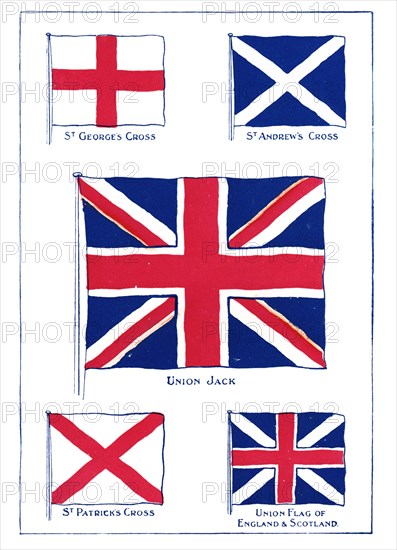 'How the Union Jack was made', 1905.Artist: A S Forrest