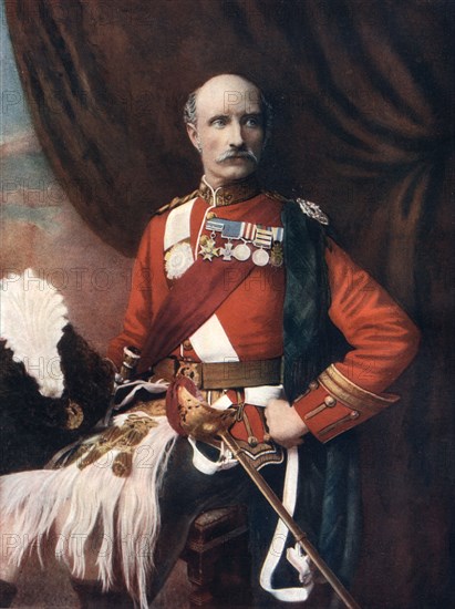 Sir George Stuart White, British Army general, 1902. Artist: Window & Grove