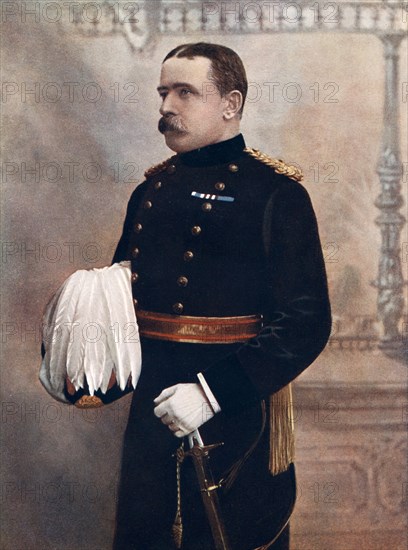 Lieutenant-General JDP French, Commanding Cavalry Division, South Africa Field Force, 1902.Artist: C Knight